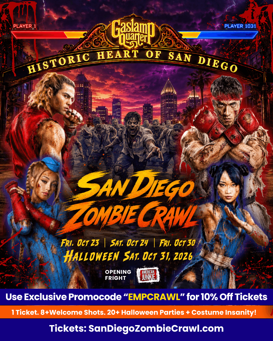 San Diego Zombie Crawl Promo Code
