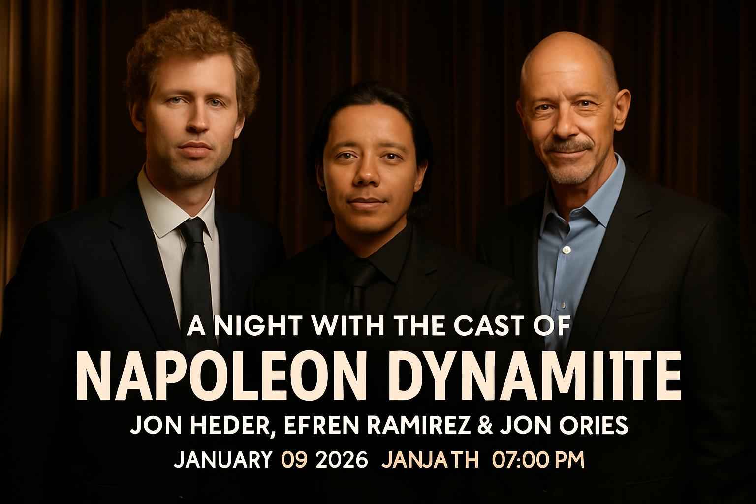 A Night with the Cast of Napoleon Dynamite: Jon Heder, Efren Ramirez & Jon Gries