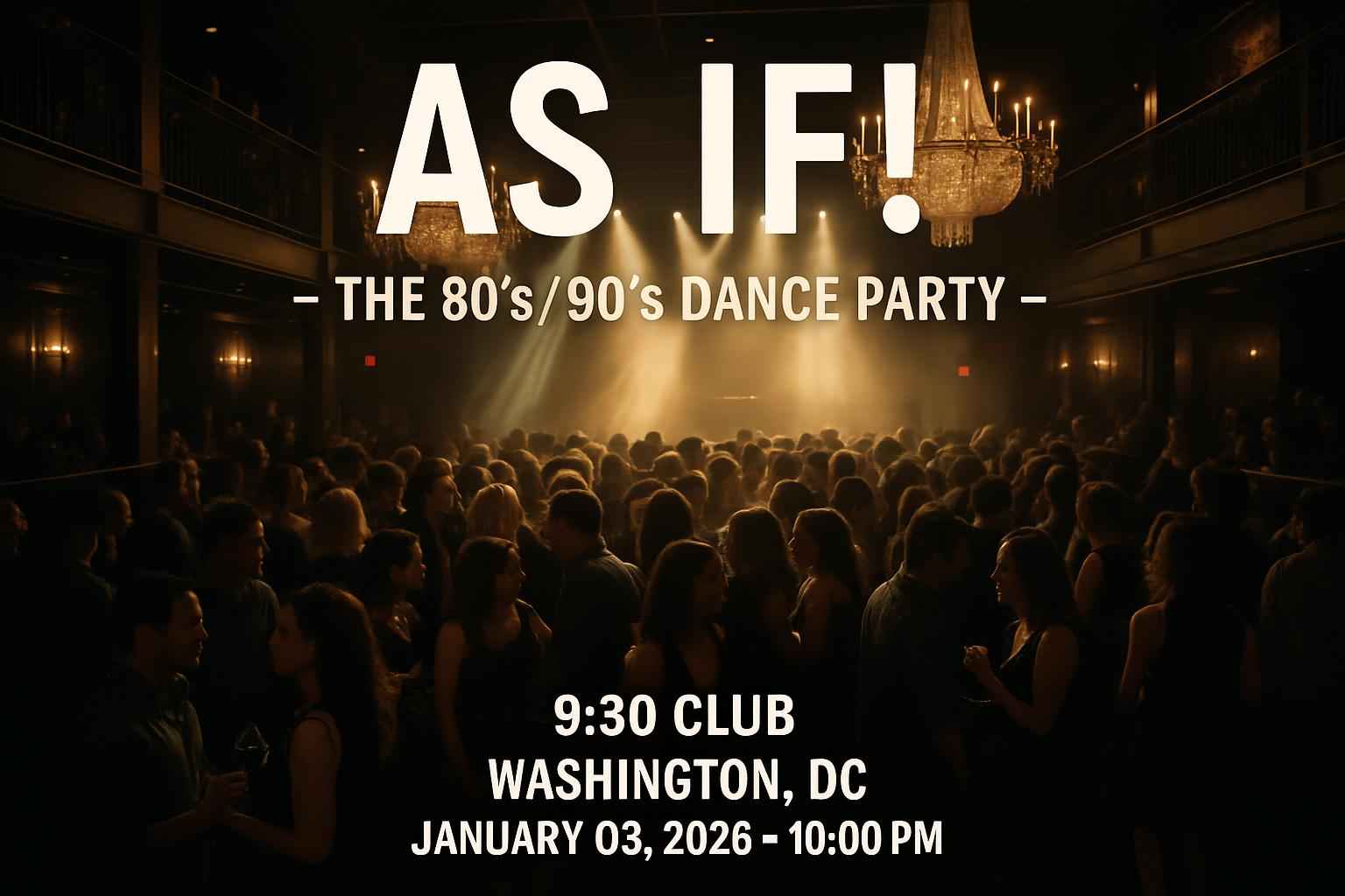 As If! – The 80’s/90’s Dance Party