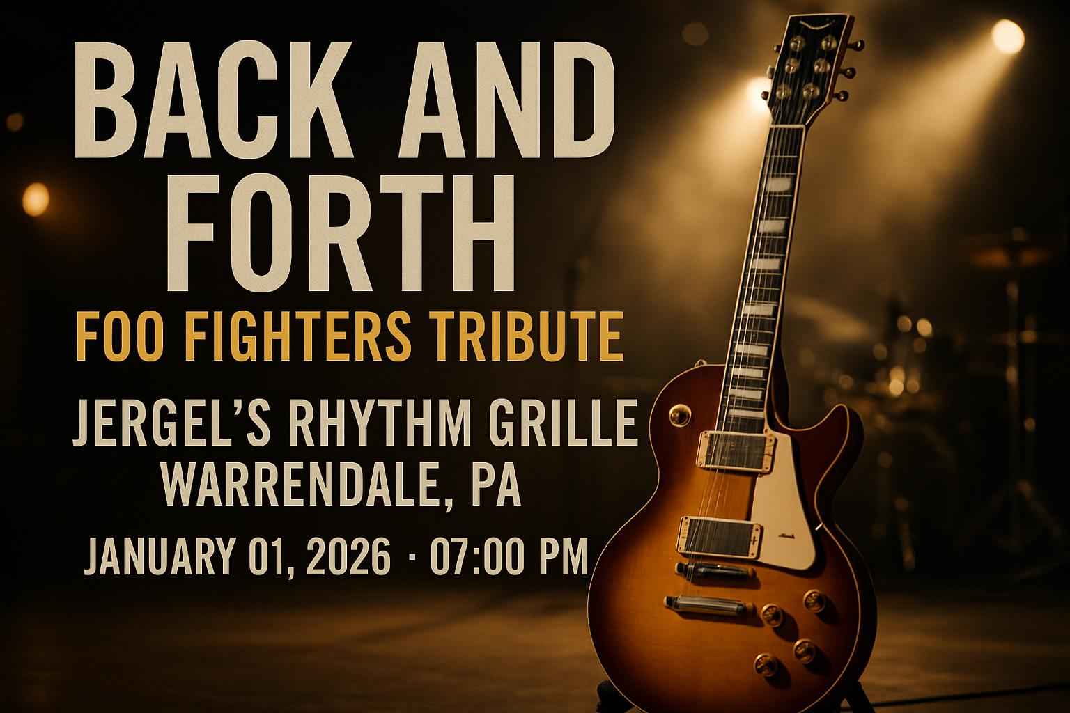 Back and Forth – Foo Fighters Tribute
