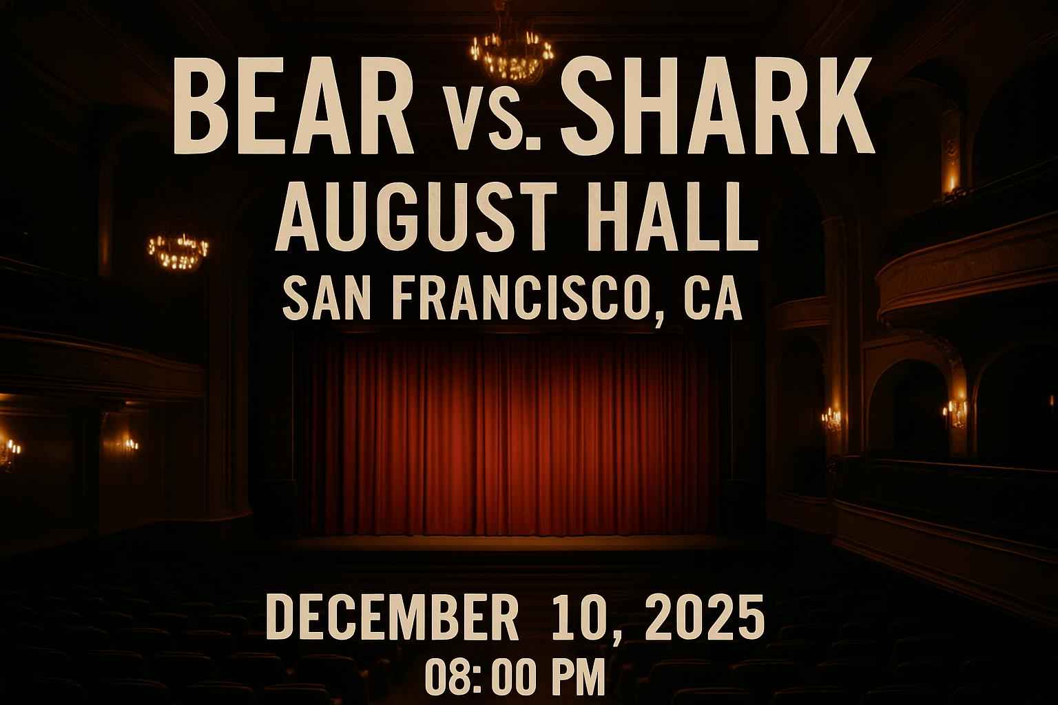 bear-vs-shark-august-hall