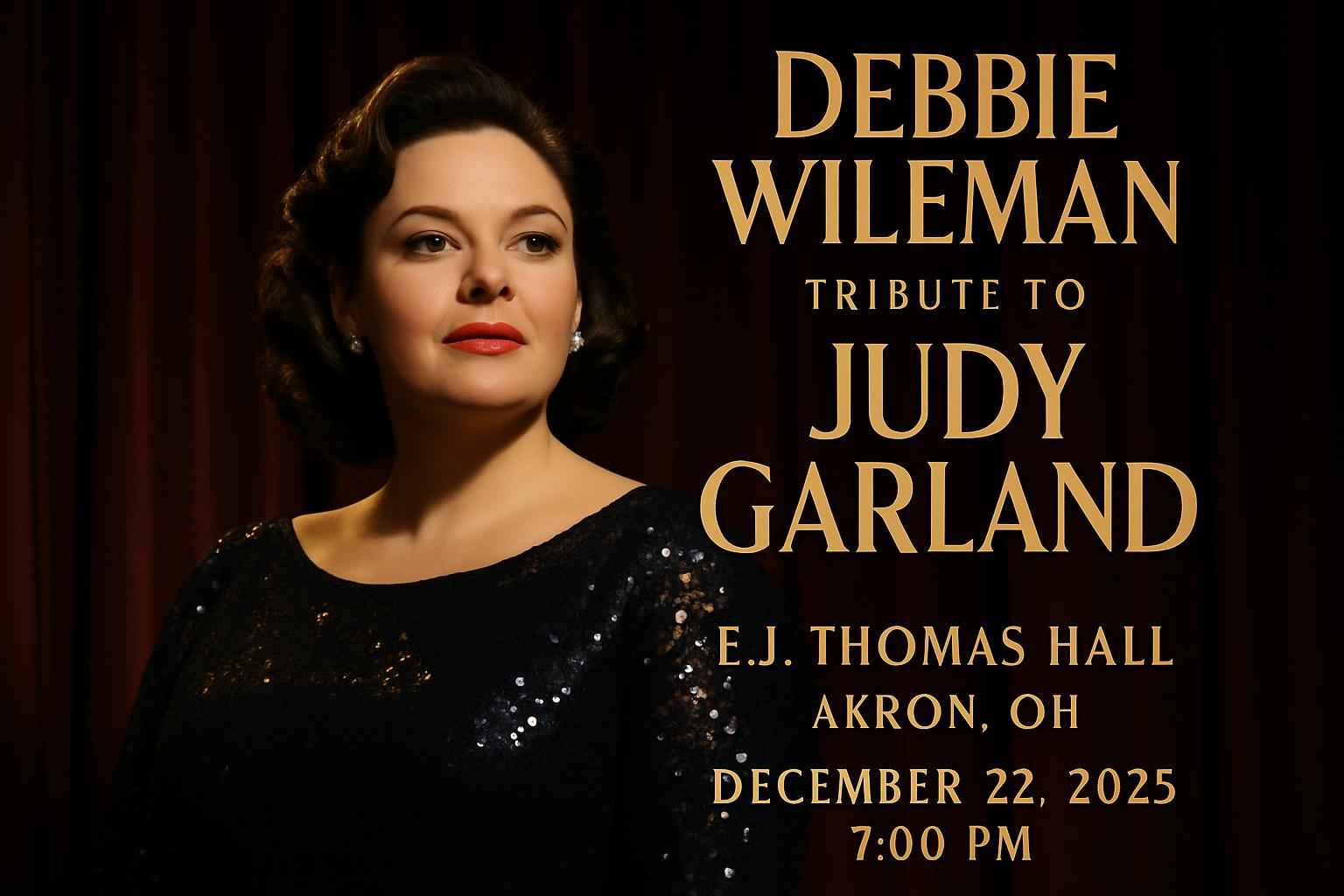 Debbie Wileman – Tribute to Judy Garland