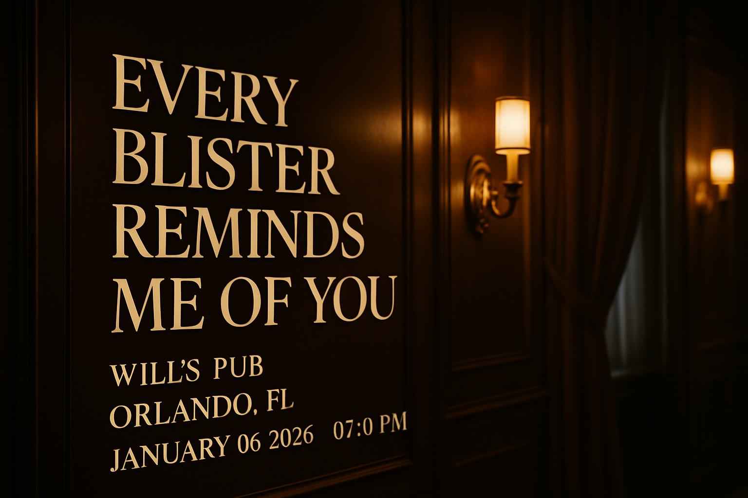 Every Blister Reminds Me of You