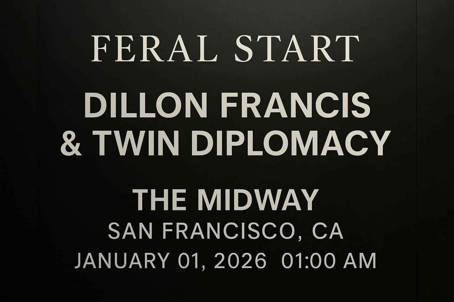 Feral Start: Dillon Francis & Twin Diplomacy