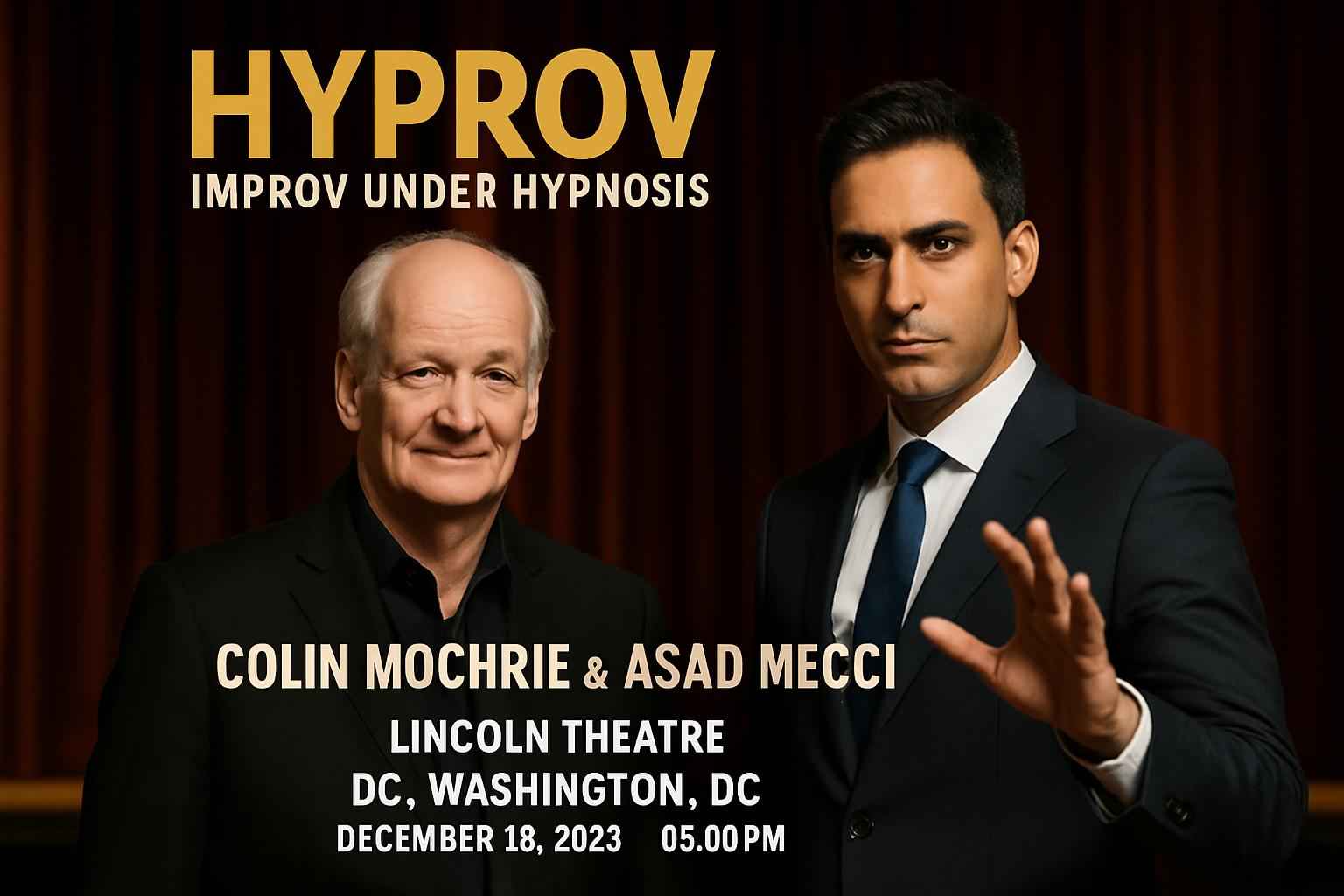 hyprov-improv-under-hypnosis-colin-mochrie-asad-mecci-lincoln-theatre-dc
