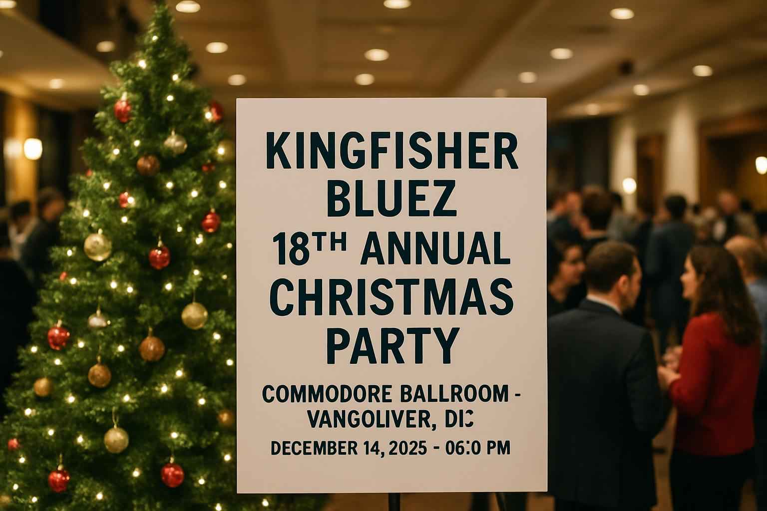 Kingfisher Bluez 18th Annual Christmas Party