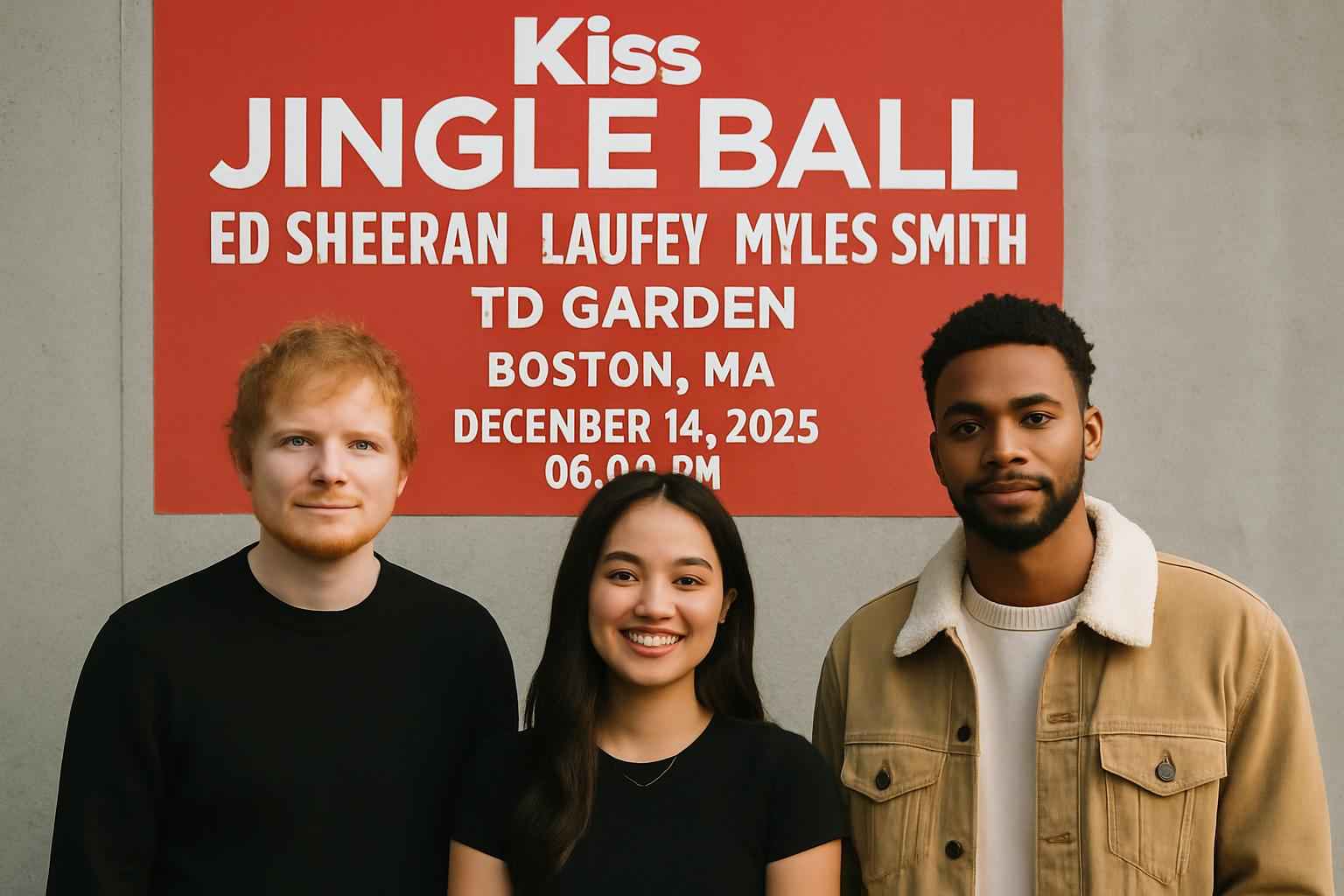 Kiss 108 Jingle Ball: Ed Sheeran, Laufey, & Myles Smith