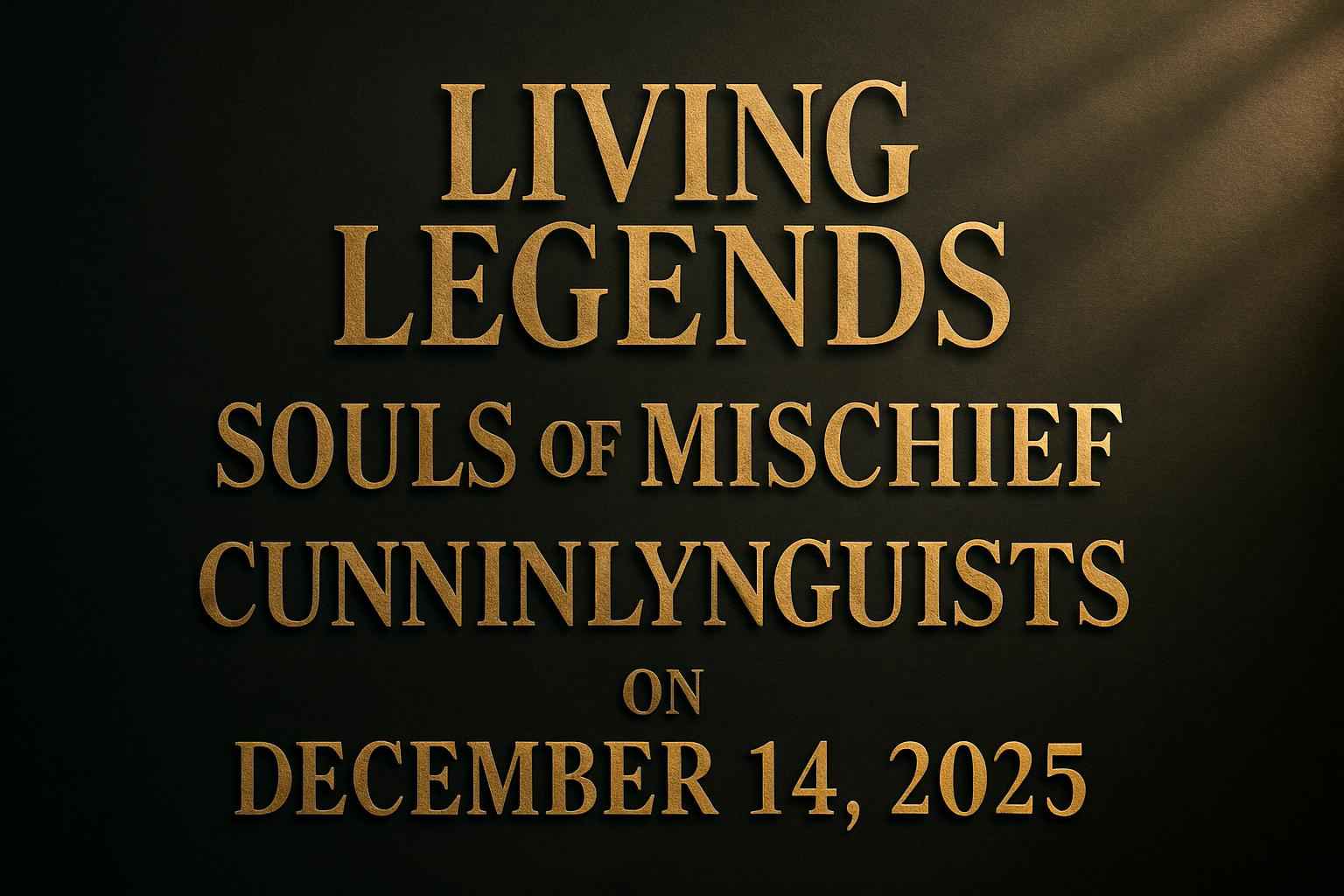 Living Legends, Souls of Mischief & Cunninlynguists