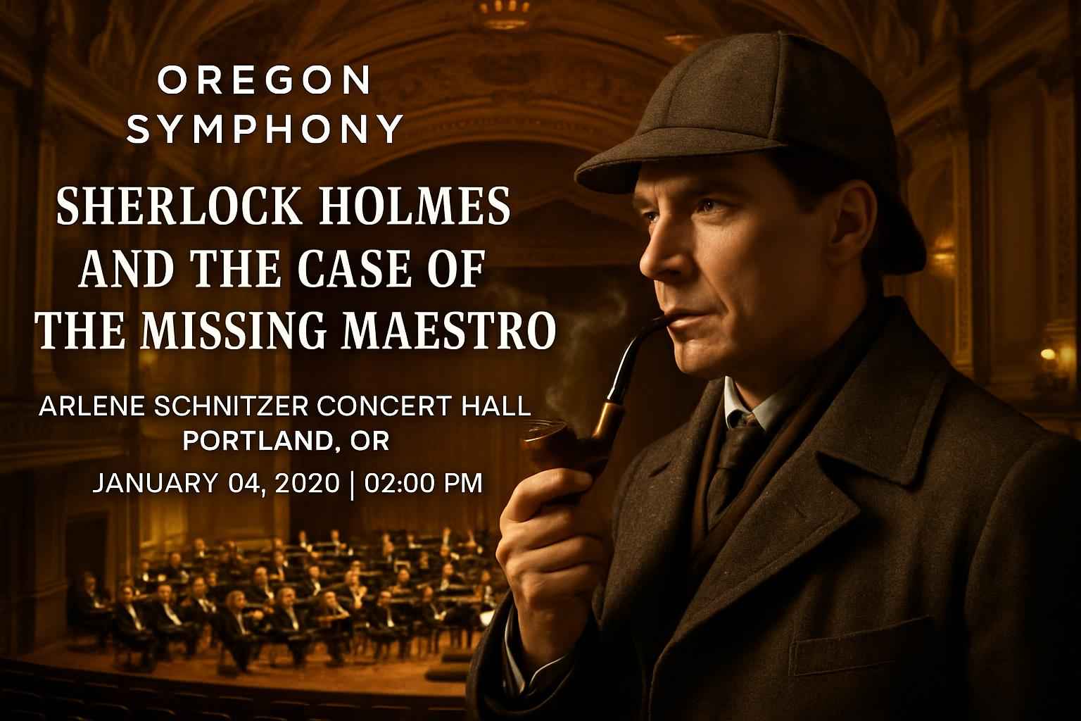 Oregon Symphony: Sherlock Holmes and the Case of the Missing Maestro