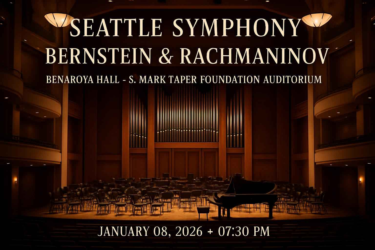 Seattle Symphony: Bernstein & Rachmaninov