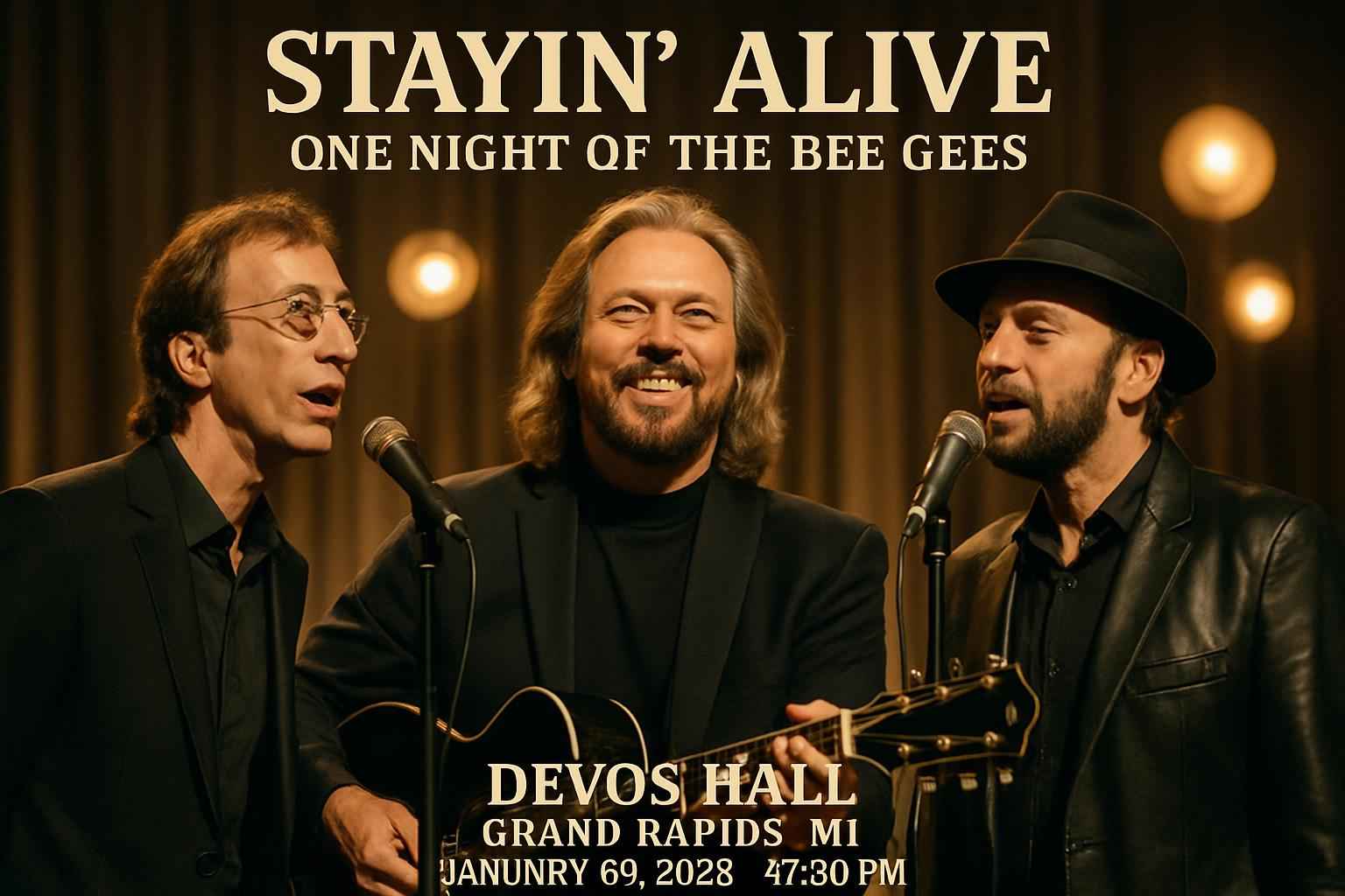 Stayin’ Alive – One Night of the Bee Gees