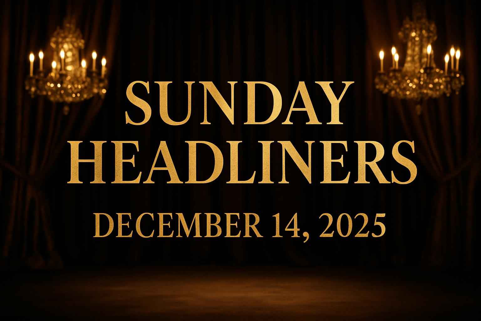 Sunday Headliners