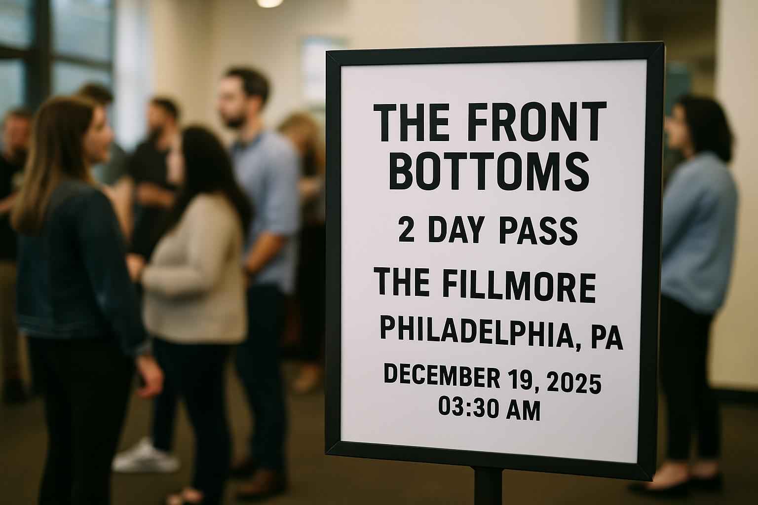 The Front Bottoms – 2 Day Pass