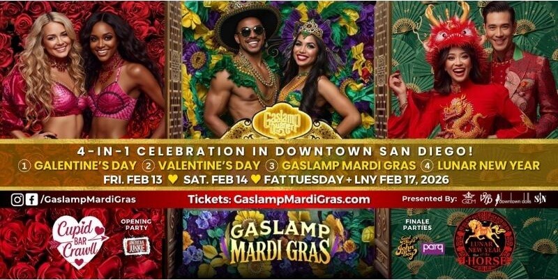 Gaslamp Mardi Gras 2026 Promo Code