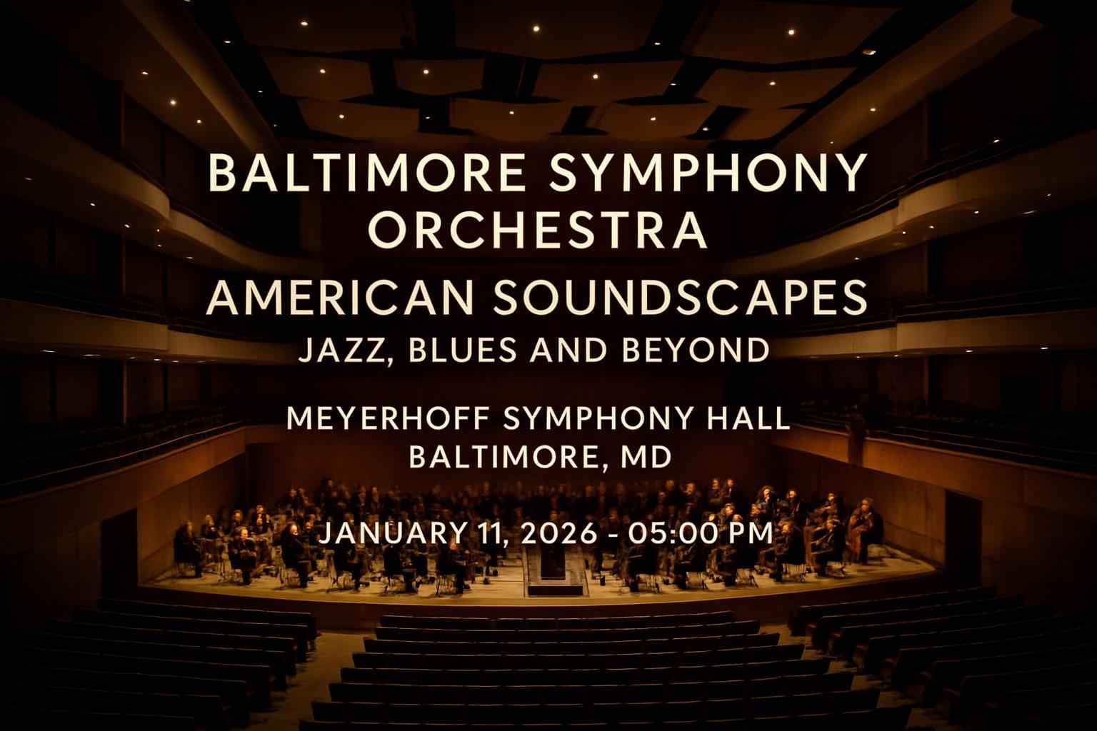 Baltimore Symphony Orchestra: American Soundscapes – Jazz, Blues and Beyond