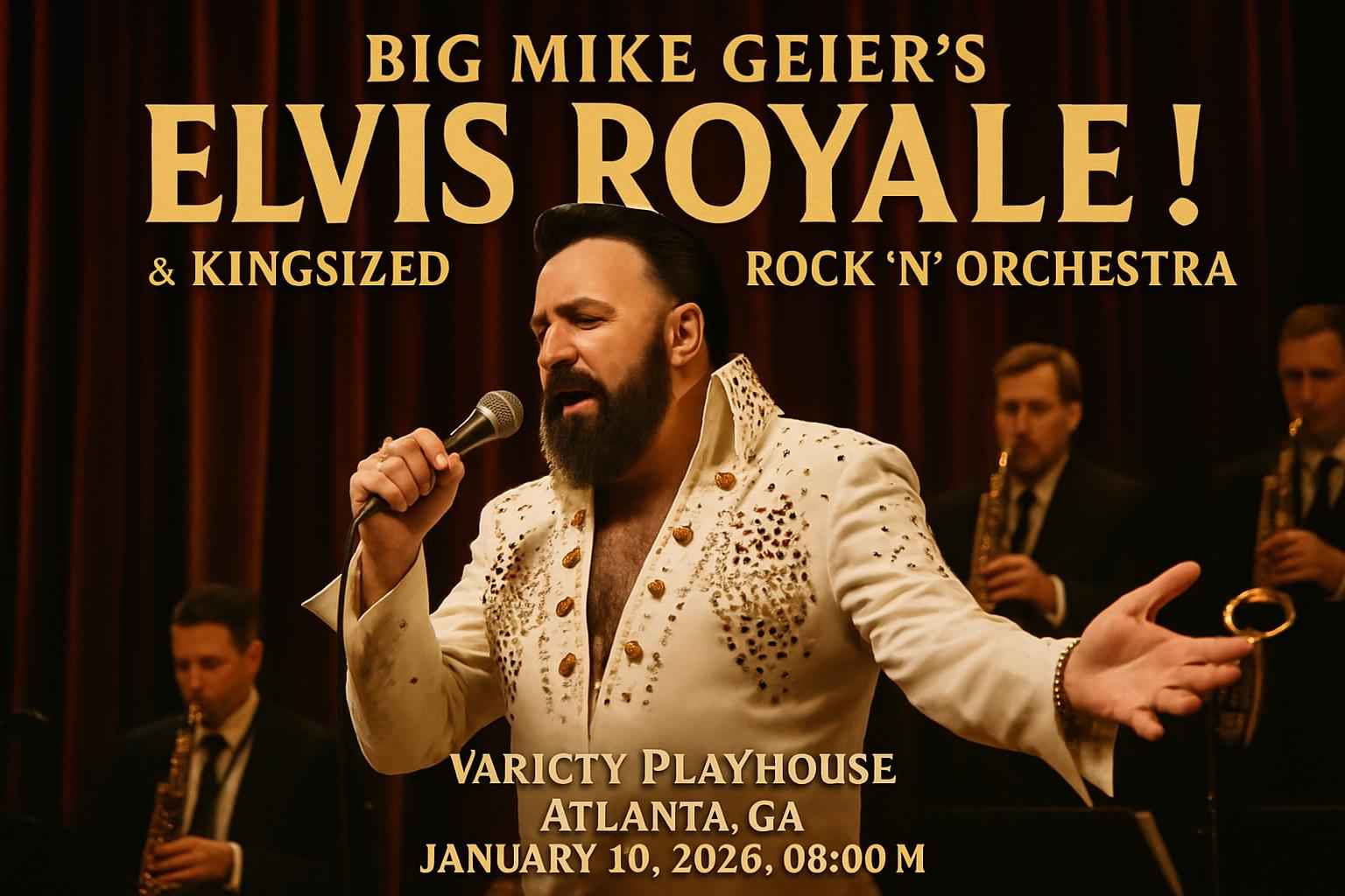 Big Mike Geier’s Elvis Royale! & Kingsized Rock ‘N’ Roll Orchestra