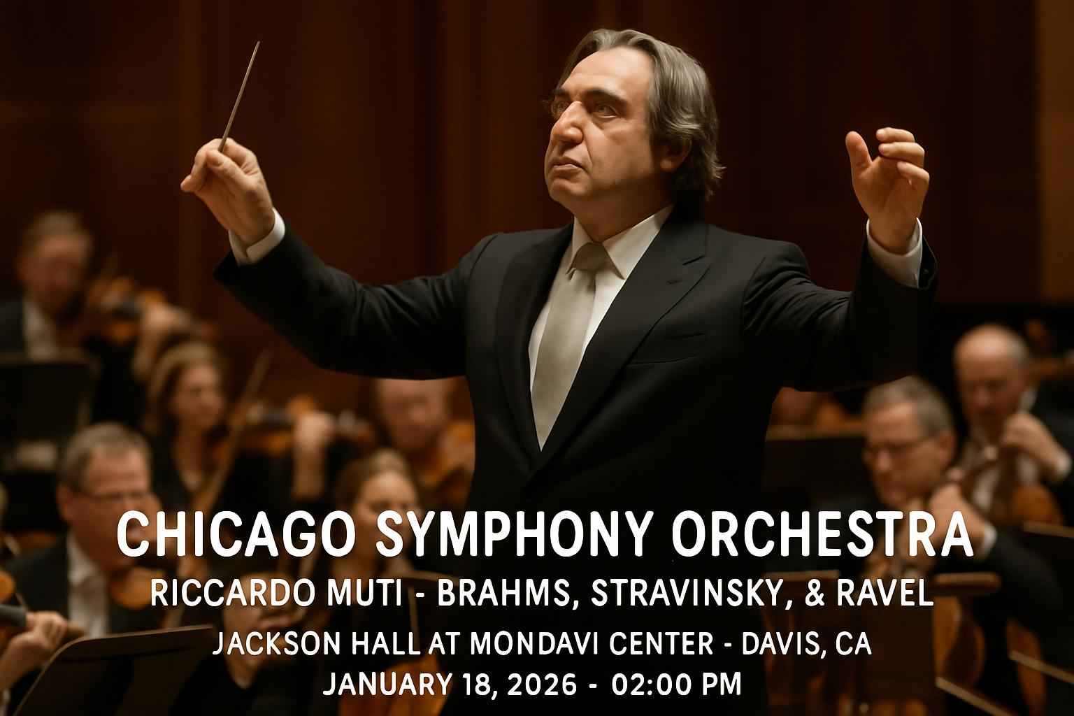 Chicago Symphony Orchestra: Riccardo Muti – Brahms, Stravinsky, & Ravel