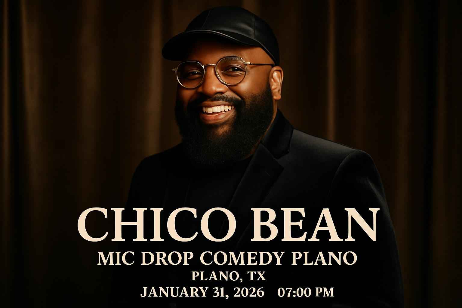 chico-bean-mic-drop-comedy-plano