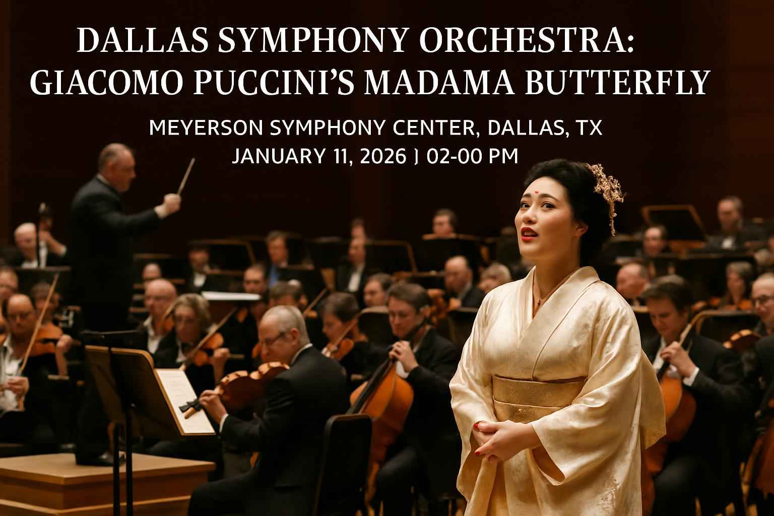 Dallas Symphony Orchestra: Giacomo Puccini’s Madama Butterfly