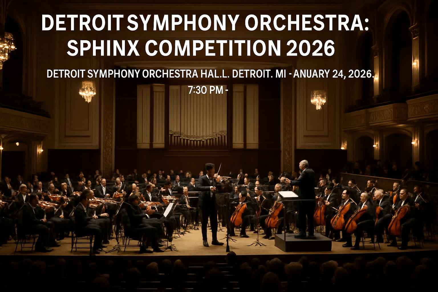 Detroit Symphony Orchestra: Sphinx Competition 2026