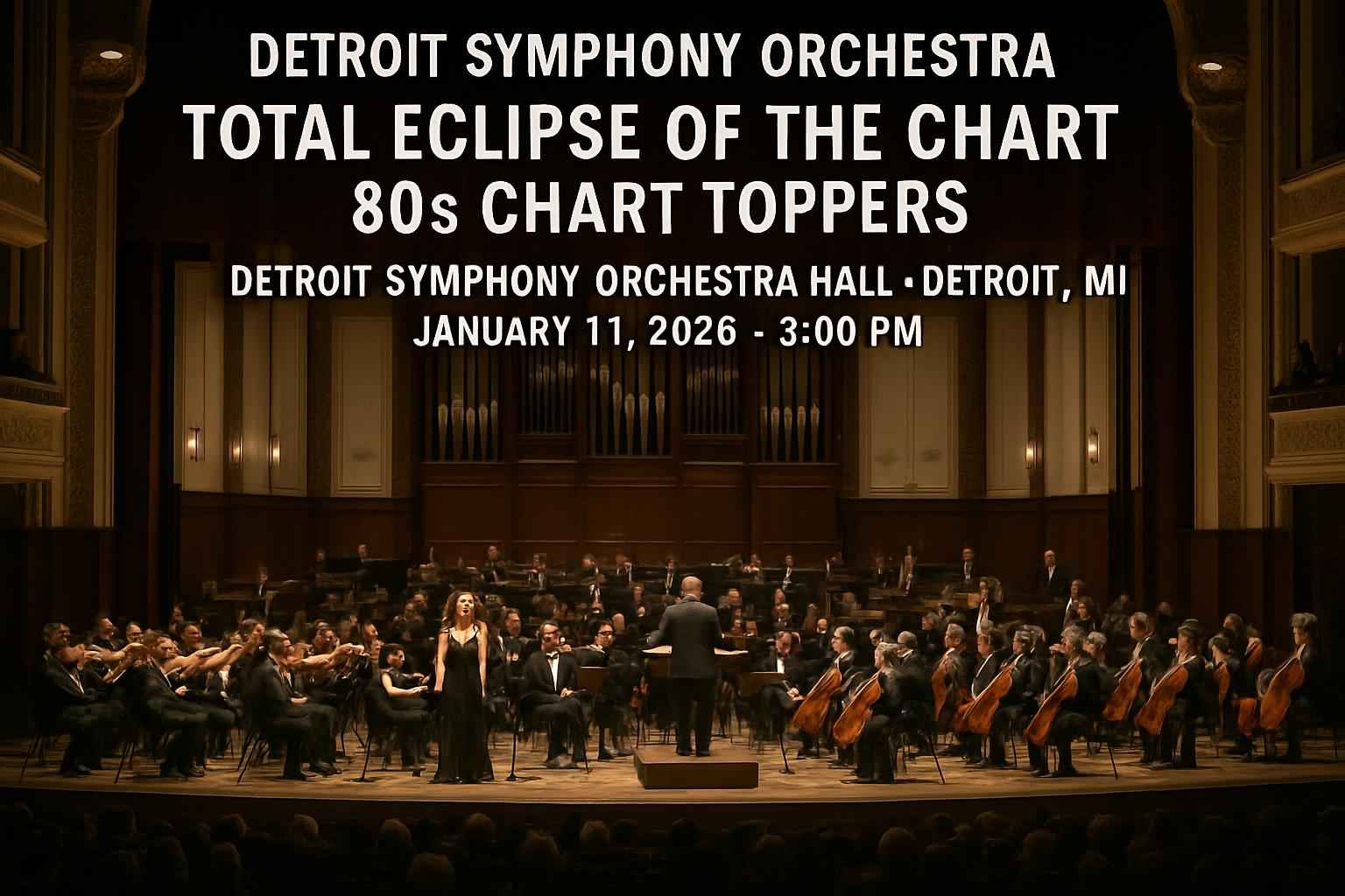 Detroit Symphony Orchestra: Total Eclipse Of The Chart – 80s Chart Toppers