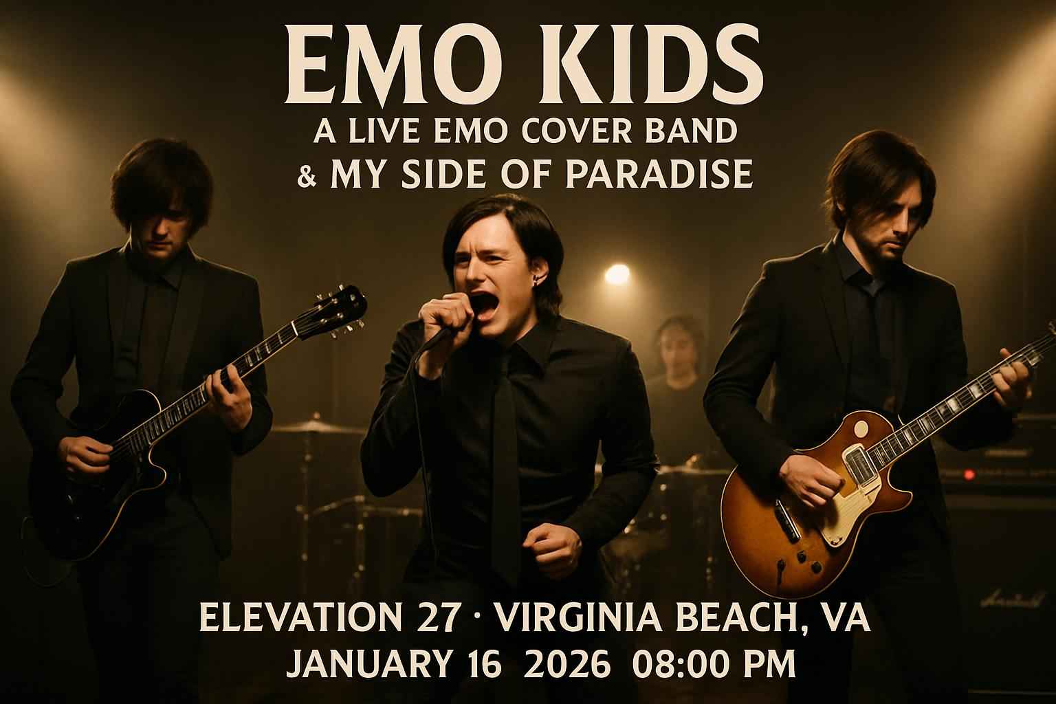 Emo Kids: A Live Emo Cover Band & My Side Of Paradise