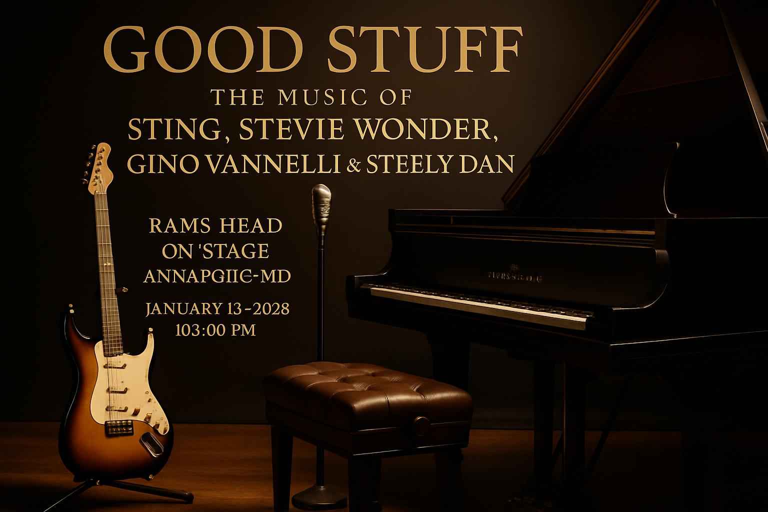 Good Stuff – The Music of Sting, Steve Wonder, Gino Vannelli & Steely Dan