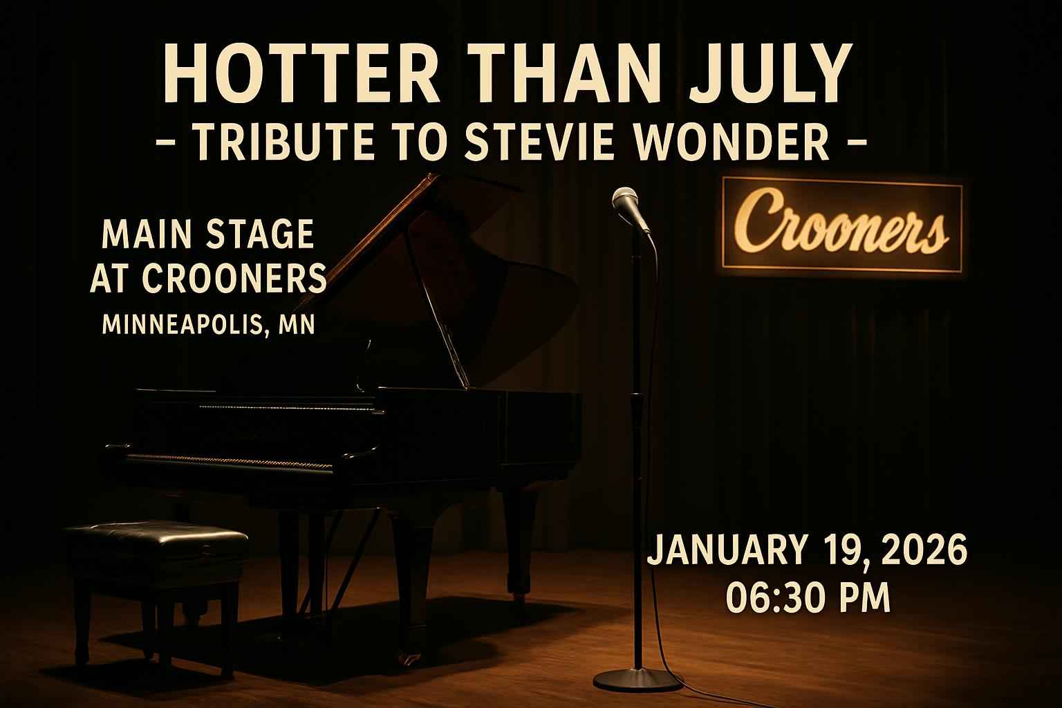 Hotter Than July – Tribute To Stevie Wonder