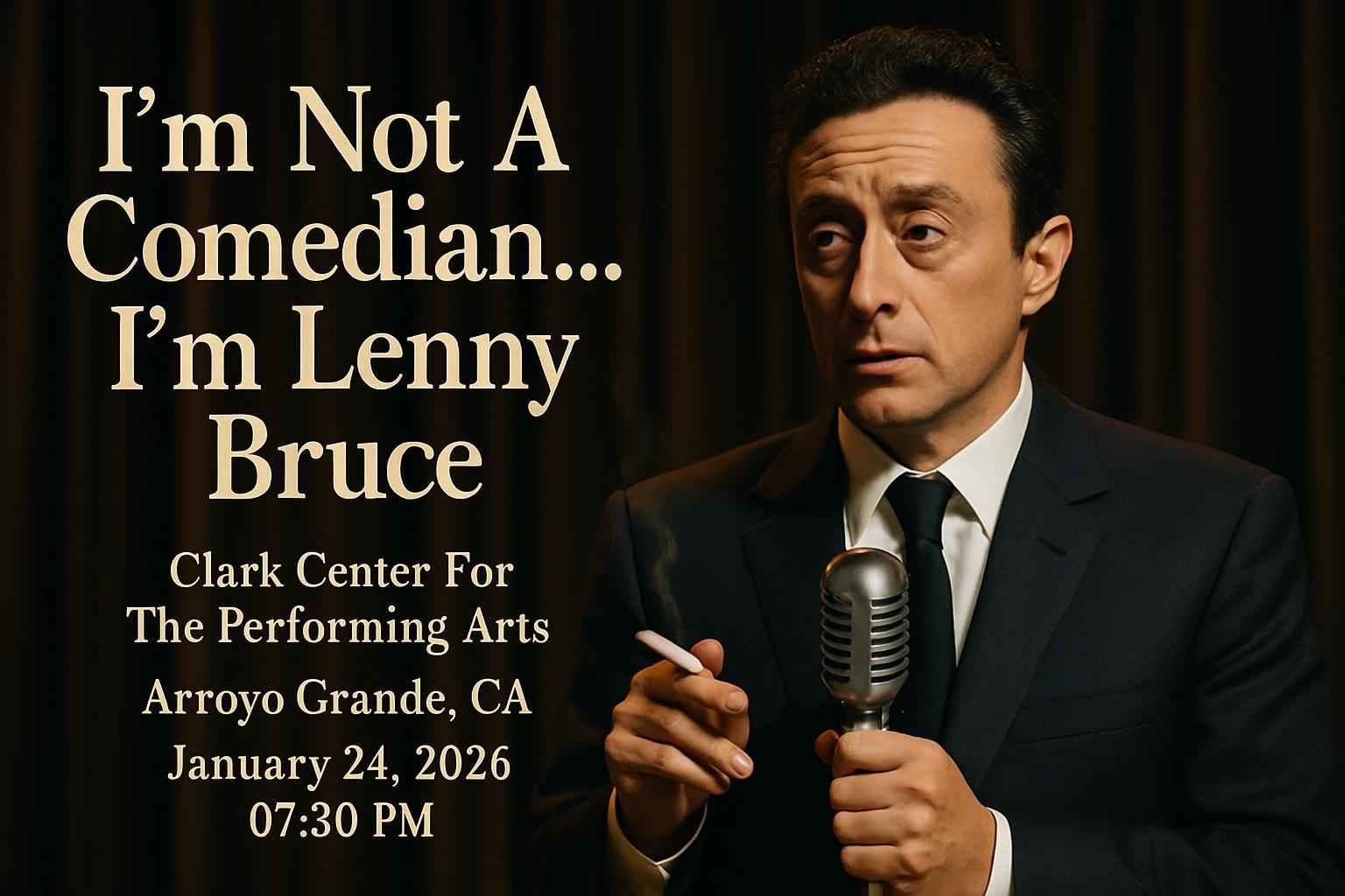 I’m Not A Comedian… I’m Lenny Bruce