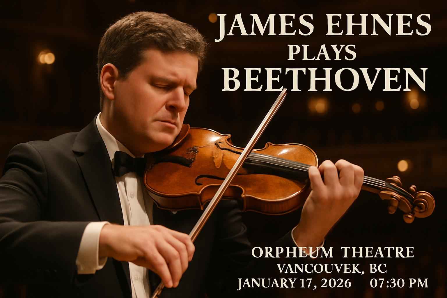 James Ehnes Plays Beethoven