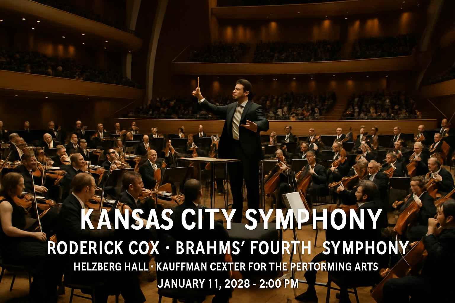 Kansas City Symphony: Roderick Cox – Brahms’ Fourth Symphony