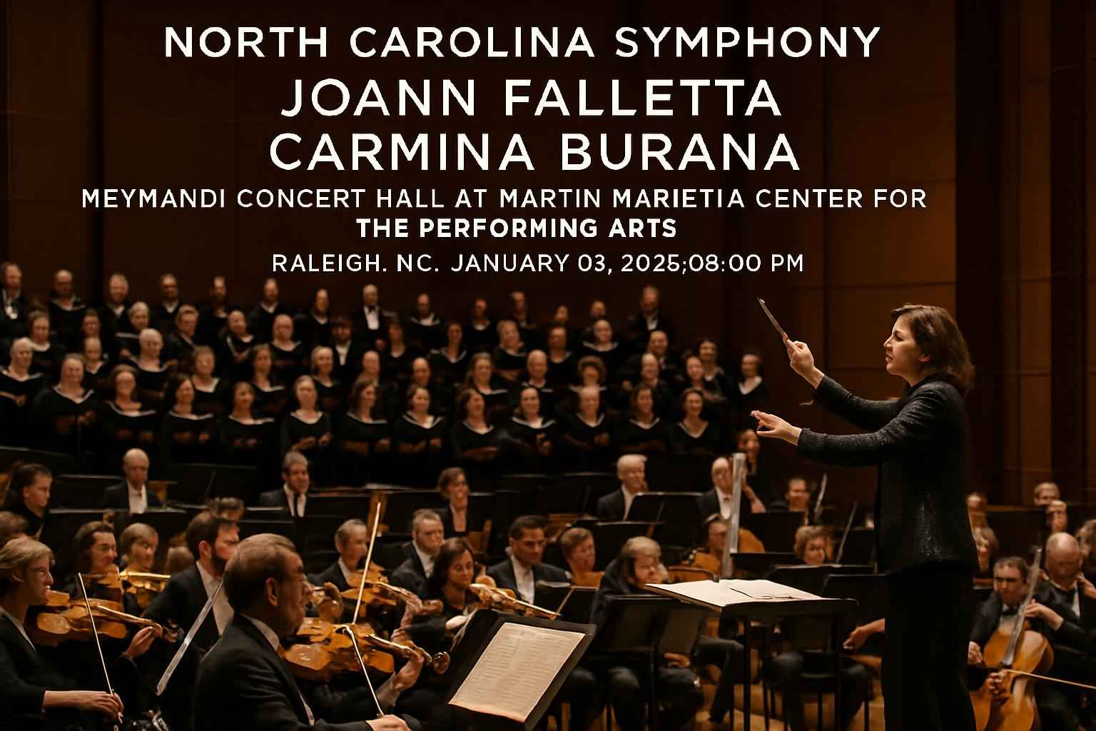 North Carolina Symphony: JoAnn Falletta – Carmina Burana