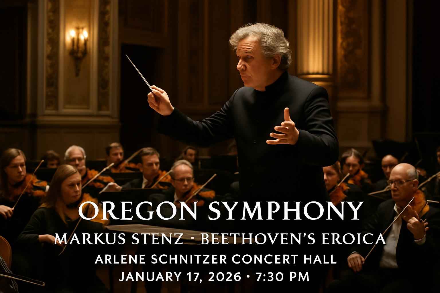Oregon Symphony: Markus Stenz – Beethoven’s Eroica