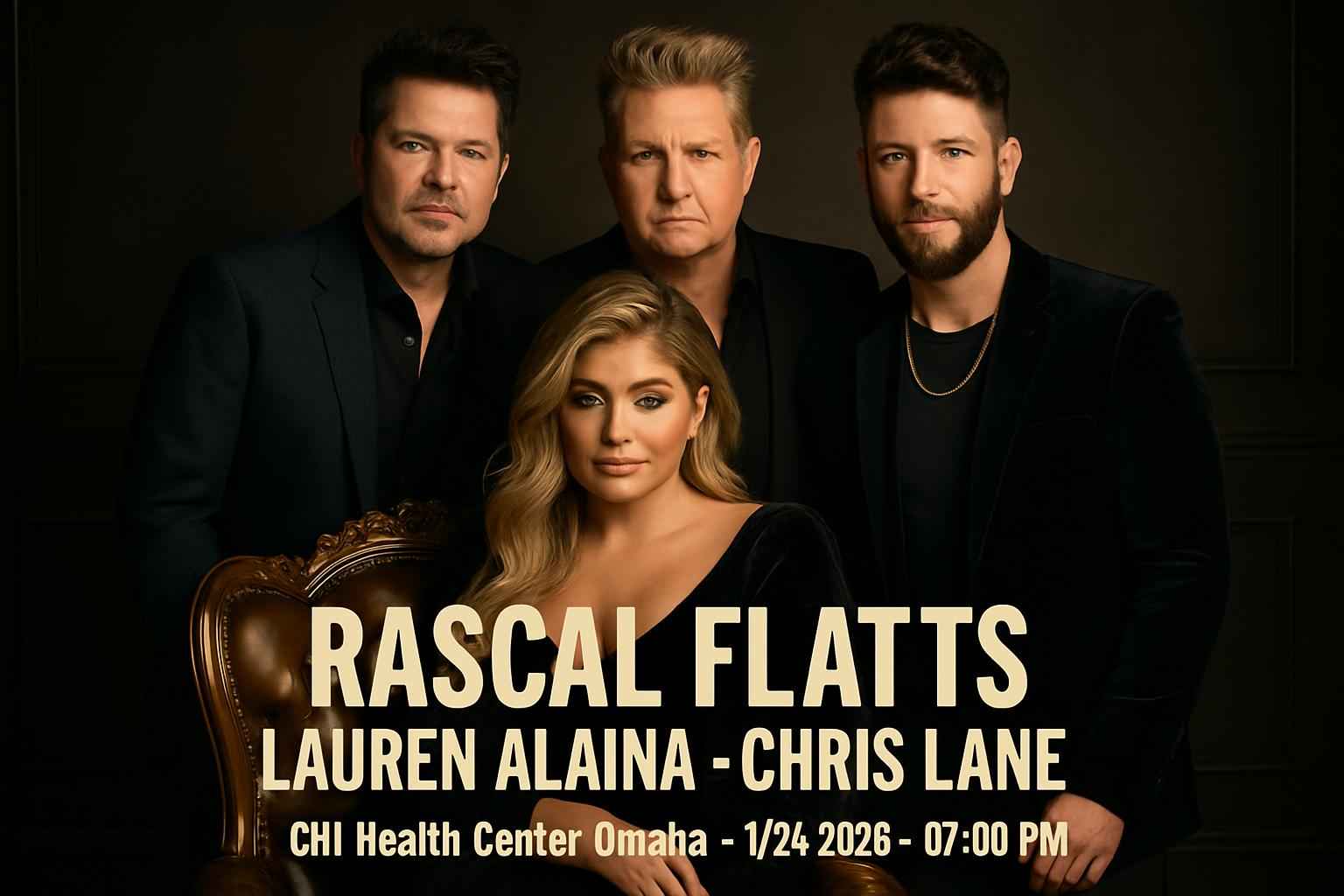 Rascal Flatts, Lauren Alaina & Chris Lane