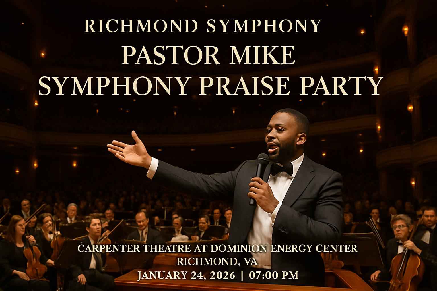 Richmond Symphony: Pastor Mike – Symphony Praise Party