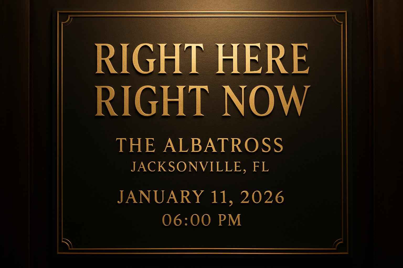 Right Here Right Now