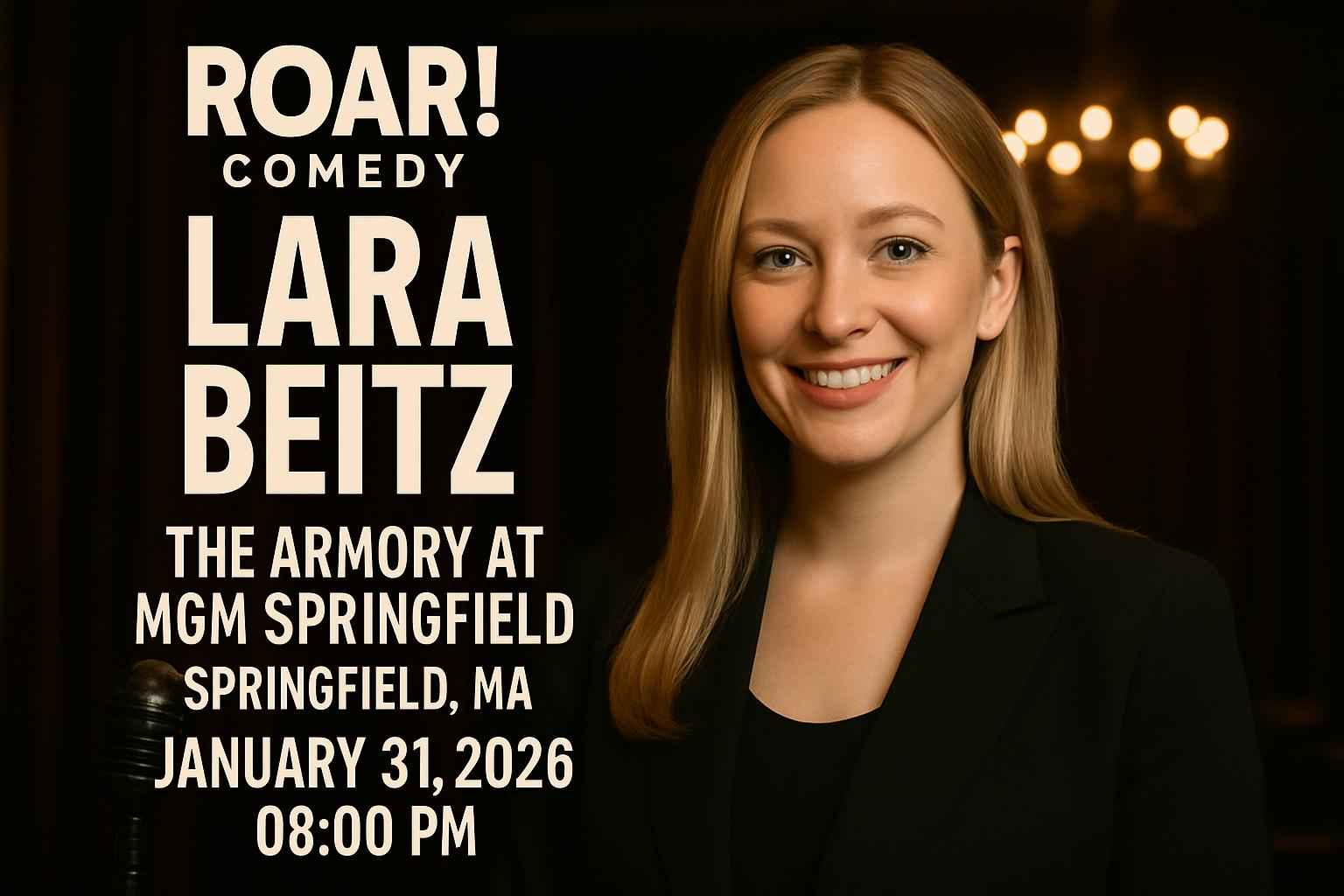 roar-comedy-lara-beitz-the-armory-at-mgm-springfield
