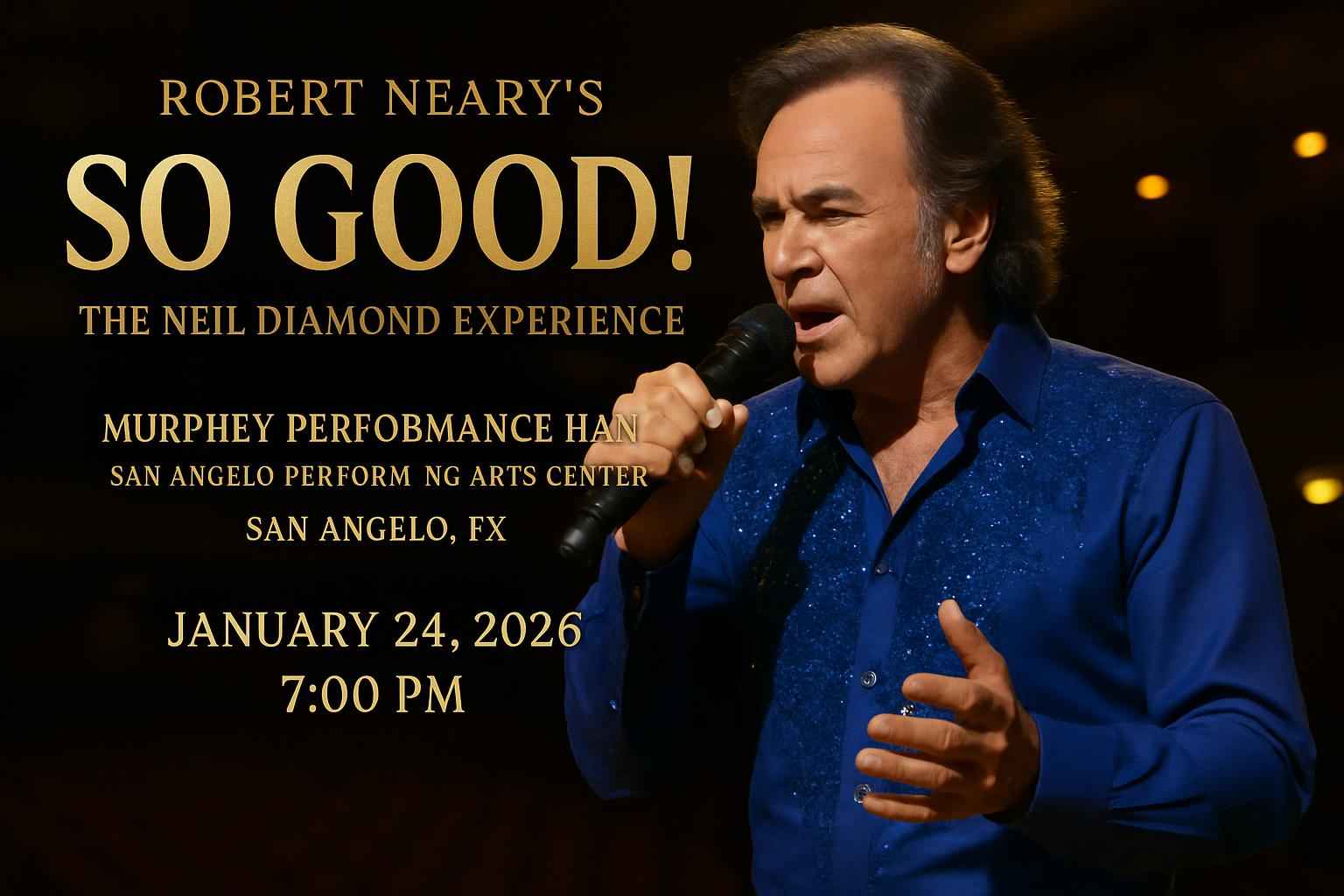 Robert Neary’s So Good! The Neil Diamond Experience