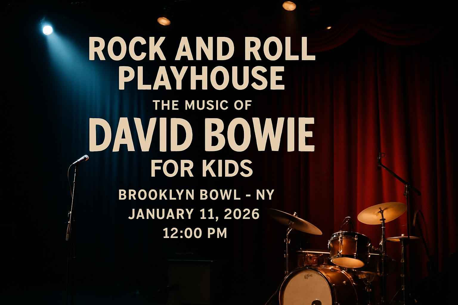 Rock and Roll Playhouse – The Music of David Bowie For Kids