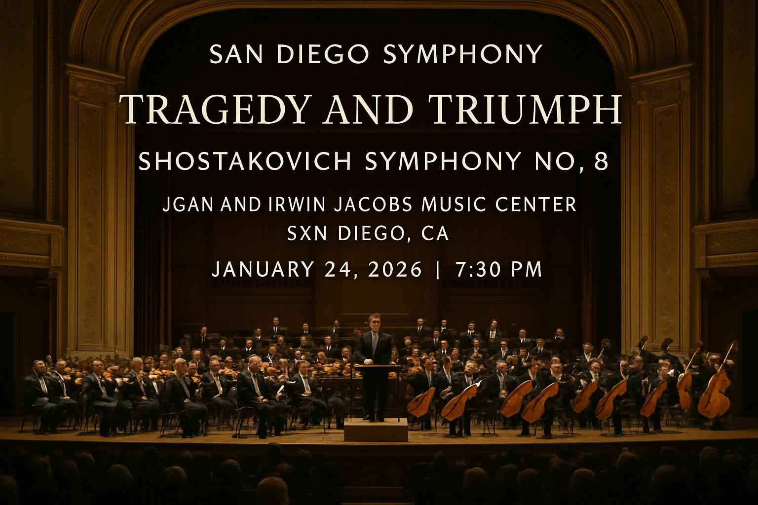 San Diego Symphony: Tragedy and Triumph – Shostakovich Symphony No. 8