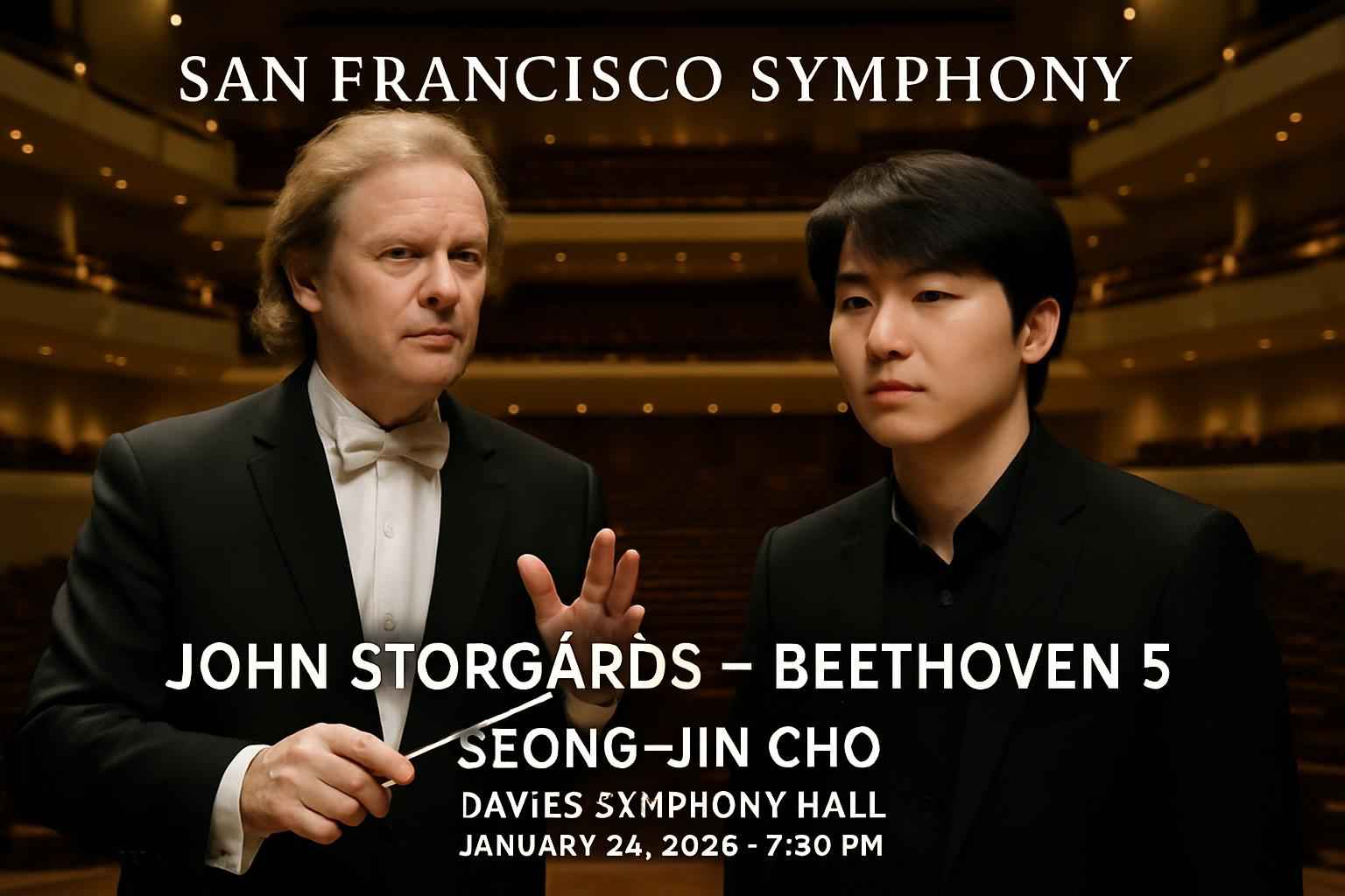 San Francisco Symphony: John Storgards – Beethoven 5 and Seong-Jin Cho