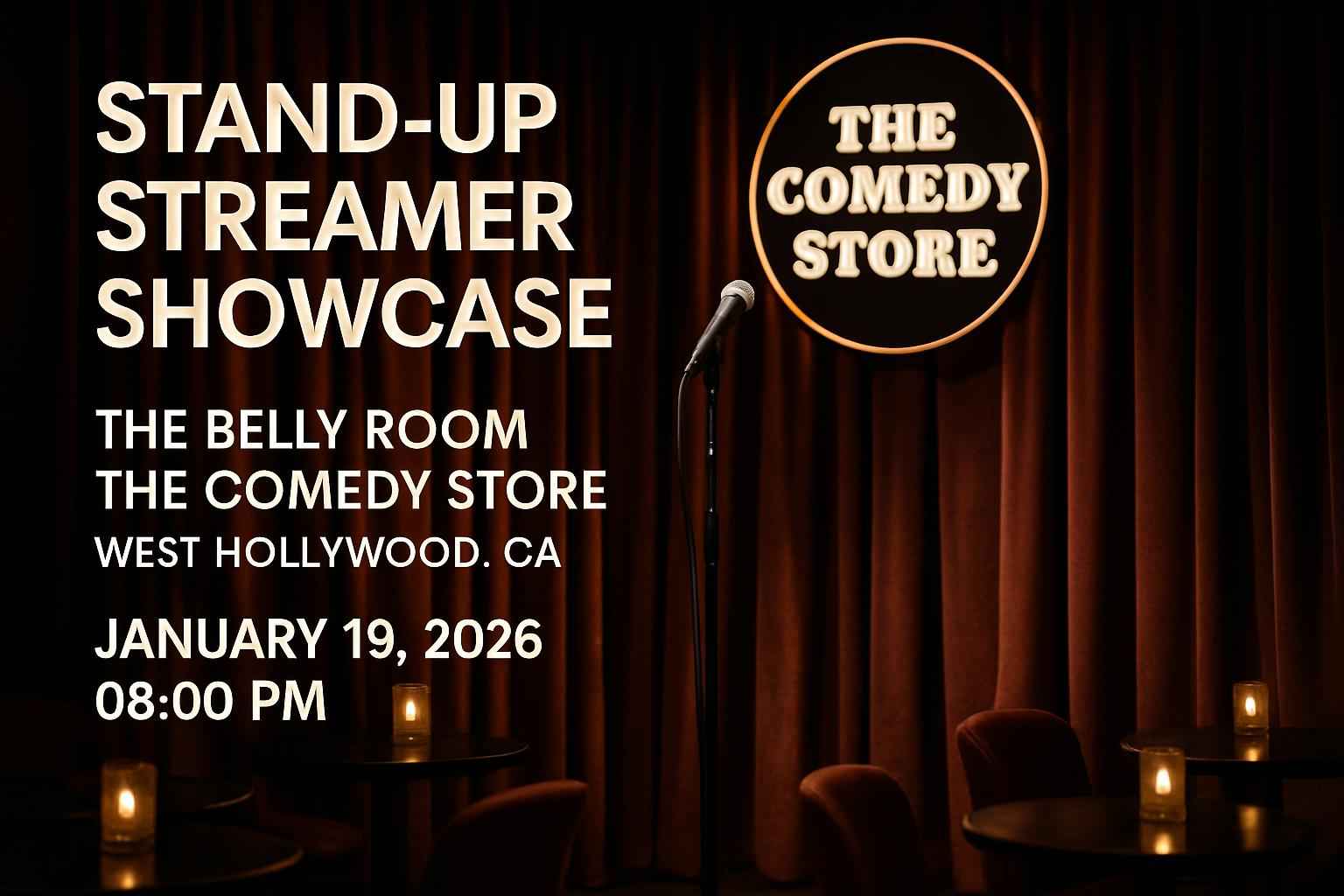 Stand-Up Streamer Showcase