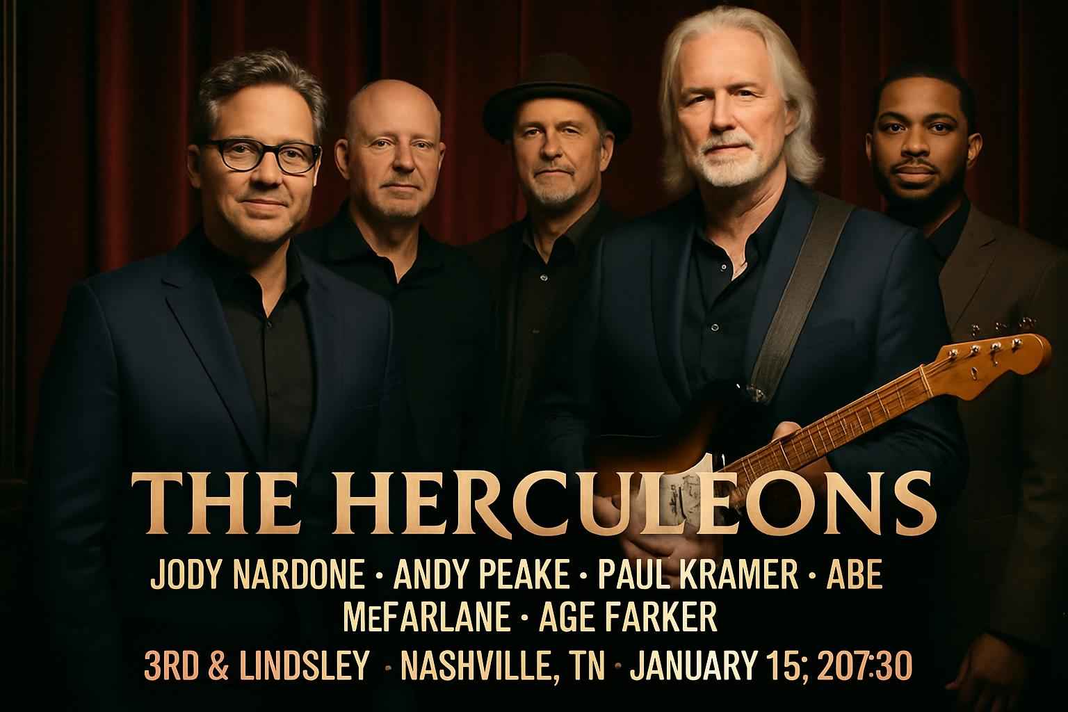The HercuLeons: Jody Nardone, Andy Peake, Paul Kramer, Will McFarlane & Abe Parker