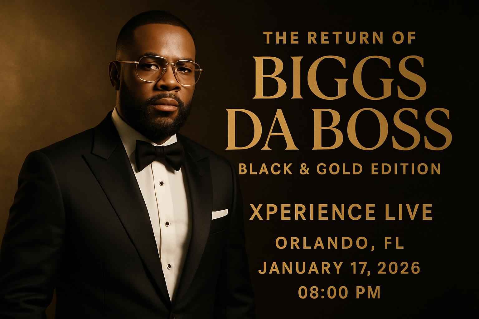 The Return of Biggs Da Boss Black & Gold Edition
