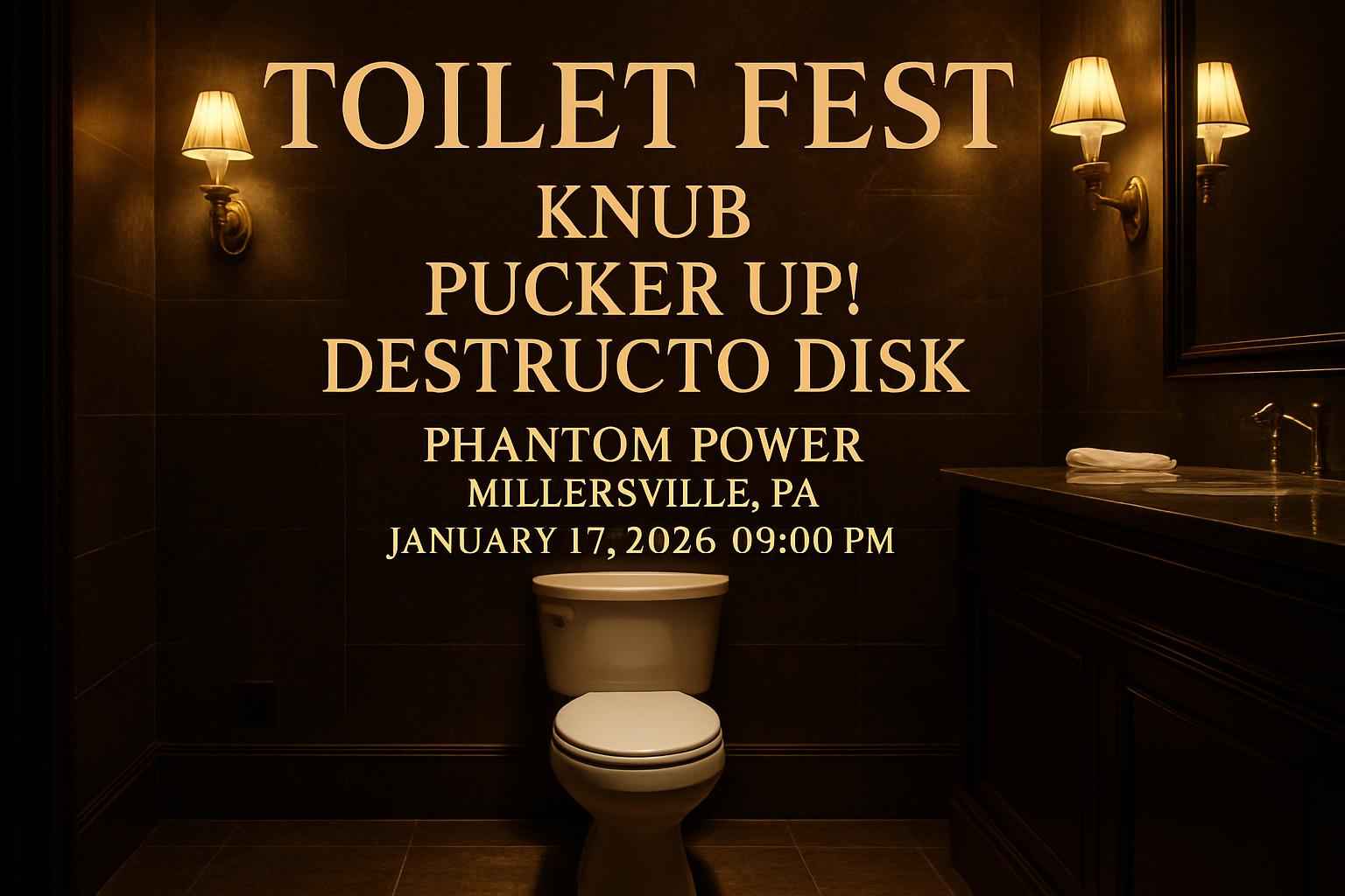 Toilet Fest: Knub, Pucker Up!, & Destructo Disk