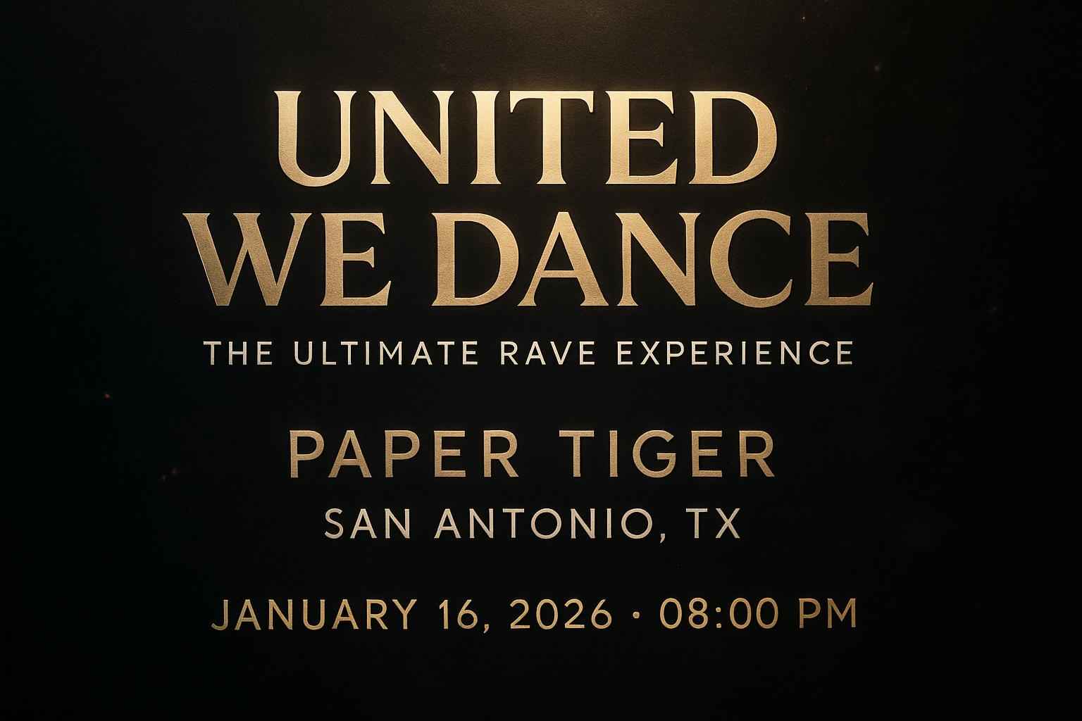 United We Dance – The Ultimate Rave Experience