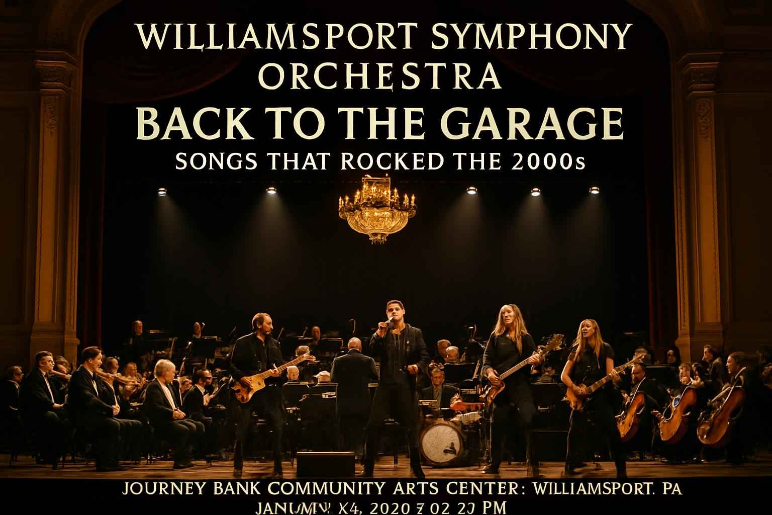 Williamsport Symphony Orchestra: Back To The Garage – Songs That Rocked The 2000s