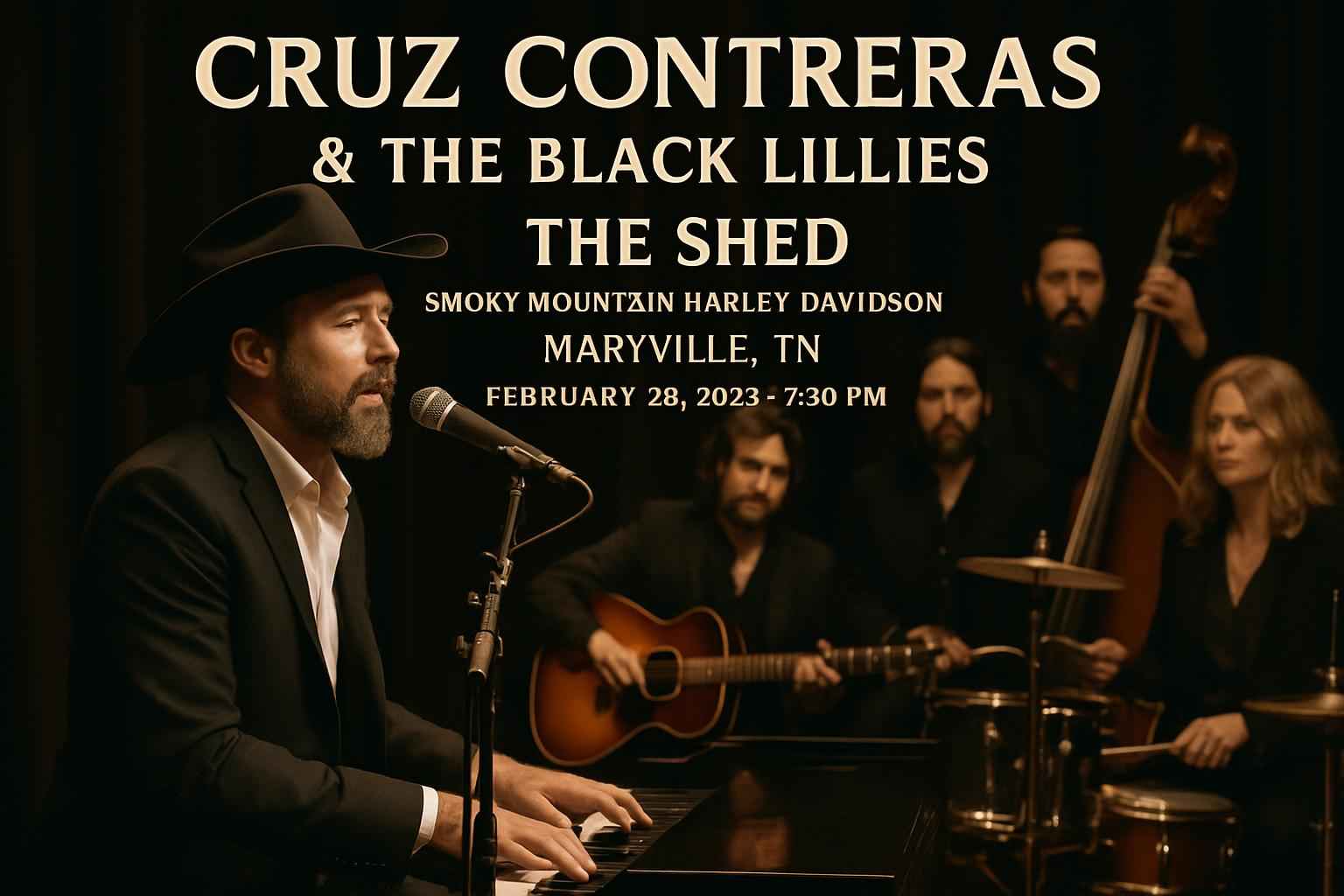 cruz-contreras-the-black-lilles-the-shed-smoky-mountain-harley-davidson