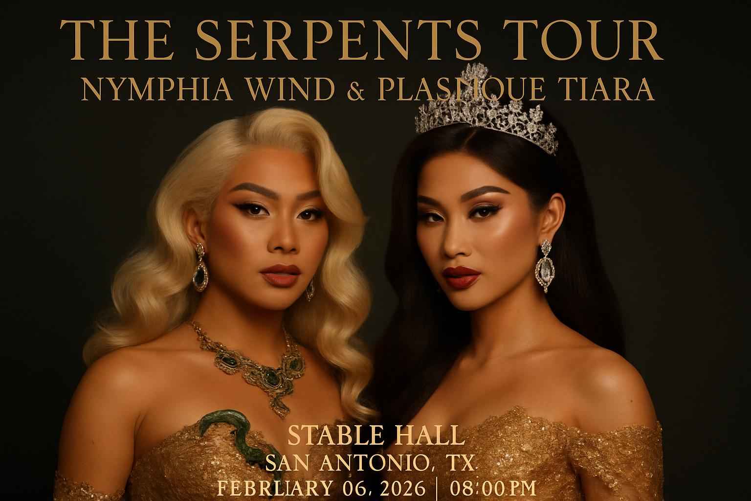 The Serpents Tour: Nymphia Wind & Plastique Tiara