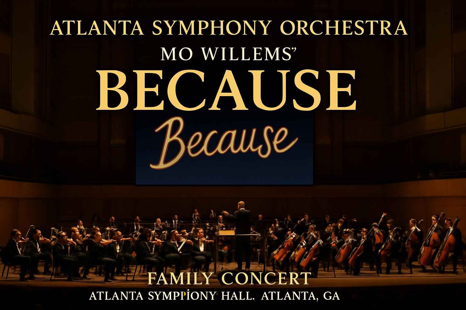 Atlanta Symphony Orchestra: Mo Willems’ Because – Family Concert
